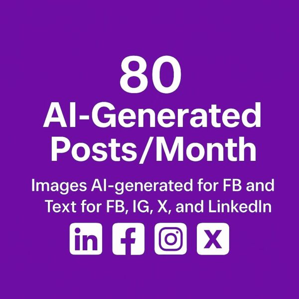 80 AI Social Media Post Generator